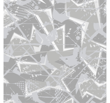 Bases para copos vintage Gráficos finos cinza dos anos 80 - TenStickers