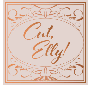 Film citat -cut, elly tekst coasters - TenStickers