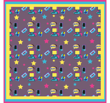 Dessous de verre vintage Jeux vidéo années-80 - TenStickers