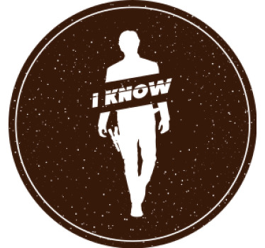 Han marrom padrão de colagem mais bases para copos - TenStickers