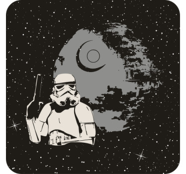 Patrón típico de whitetrooper más posavasos - TenVinilo