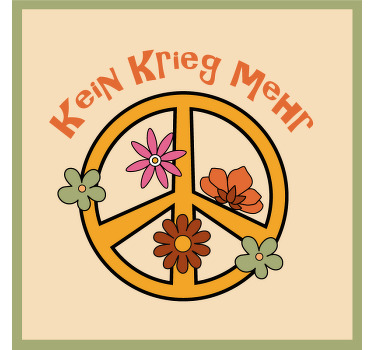Untersetzer Vintage Kein krieg mehr - TenStickers