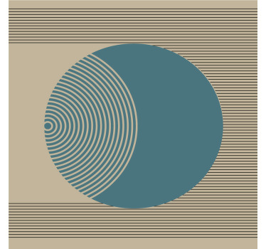 Geometriske farger på jorden underlag moderne - Tenstickers