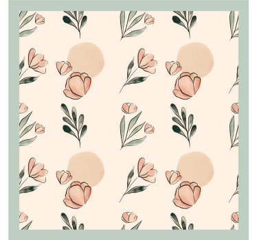 μοντέρνα παστέλ λουλούδια πιο σουβέρ - TenStickers