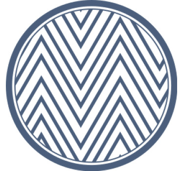 "Hampton Style" Line Pattern modern coaster - TenStickers