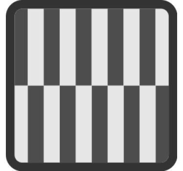 Podtácka so pruhovaným vzorom - Tenstickers