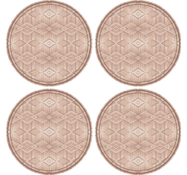 Vaalean puun tekstuurivaikutus tekstuuri lasinalunen - Tenstickers