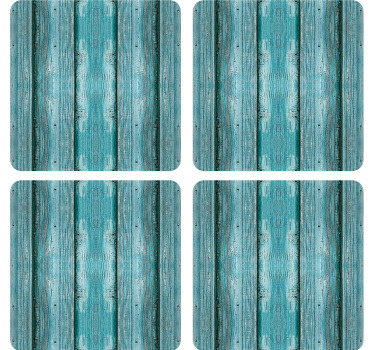 Kék fahatású textúra alátét - TenStickers