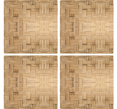 Woven Surface texture coaster - TenStickers