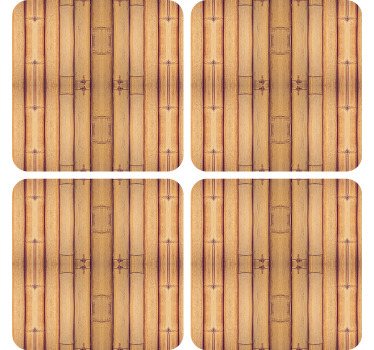 Bambu puu tekstuuri vaikutus tekstuuri lasinalunen - Tenstickers