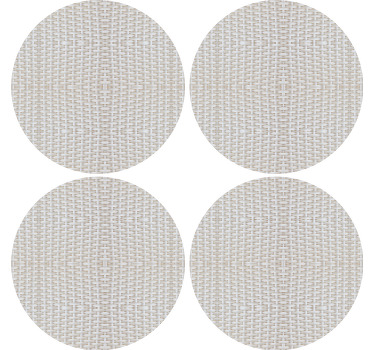 Valkoinen rottinkiefekti tekstuuri lasinalunen - Tenstickers