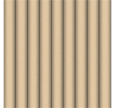 Brown tube minimalist pattern modern coaster - TenStickers