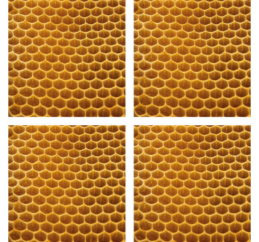 Voštinové šestiúhelníky texturypodtácek - TenStickers