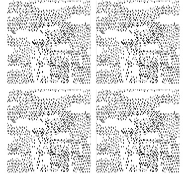 Bela in črna podlaga za podstavke - TenStickers