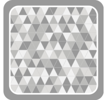 Suporturi pahare cu model triunghi geometric - TenStickers