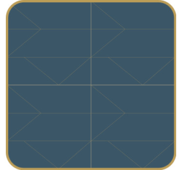 λεπτές γραμμές γεωμετρικό σχέδιο μοντέρνο σουβέρ - TenStickers