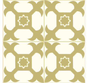 Lyst elegant flismønster underlag fliser - Tenstickers