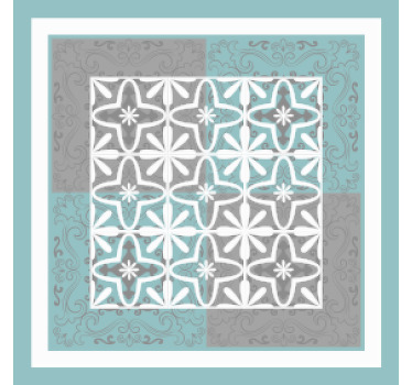 Florence style tile coasters - TenStickers