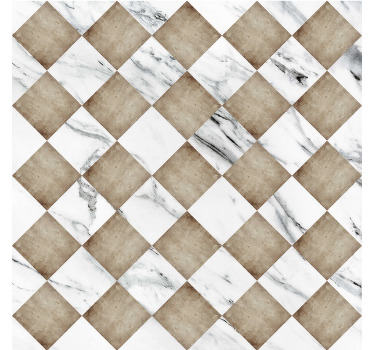 Sepia "gadir" flisebelægninger - TenStickers