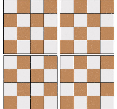 Cosmopolitan-stil ternet stil coaster - TenStickers