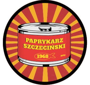 Vintage podstawka pod kubek Paprykarz - TenStickers
