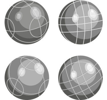 Dessous de verre pétanque - TenStickers