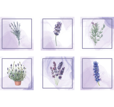 Dessous de verre motifs provençaux - TenStickers