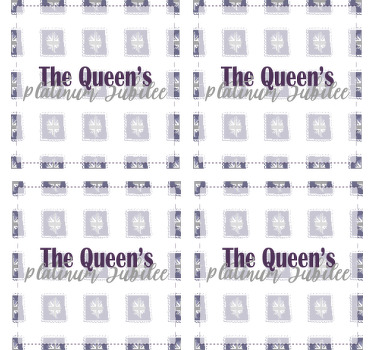 UK Stamp queens Jubilee  more coasters - TenStickers
