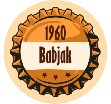 Podtácky veko fľaše s menom - Tenstickers