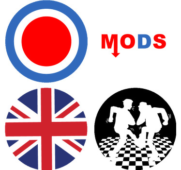 Mod Set more  drink coasters - TenStickers
