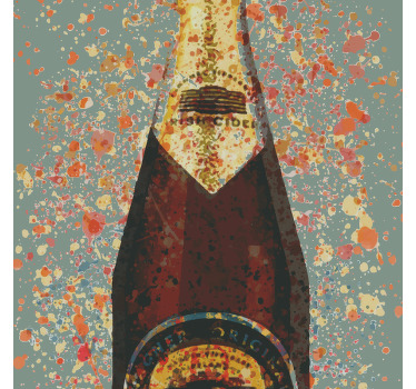 Cider Art Splash beer mats - TenStickers