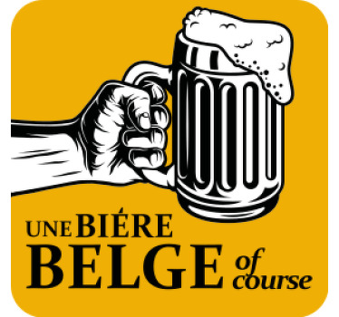 Dessous de verre une bière belge - TenStickers