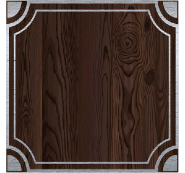 Onderzetter vintage houten bistro - TenStickers