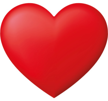 Heart shaped coaster wedding coaster - TenStickers