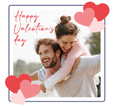 Custom image heart personalised coasters - TenStickers