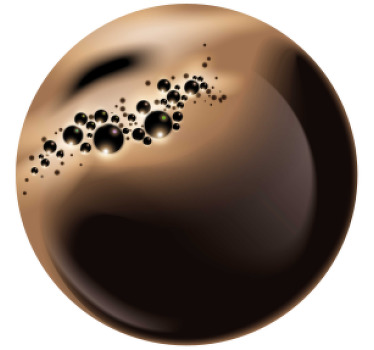 Kaffe kork coaster - TenStickers