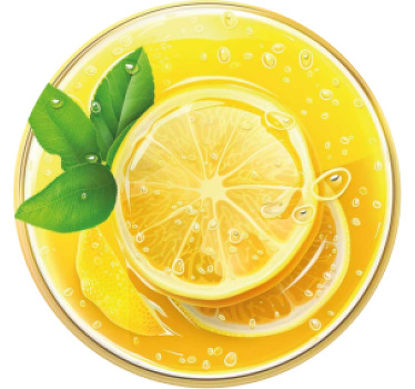 Limonade kork coaster - TenStickers