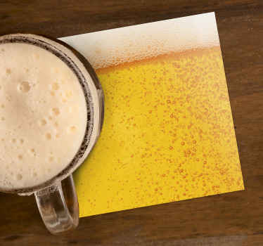 Bier Textur Bierdeckel Untersetzer  - TenStickers