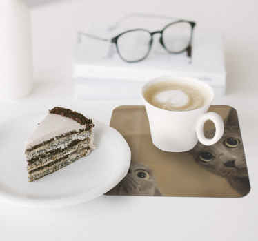 Søde katte moderne coaster sæt - TenStickers