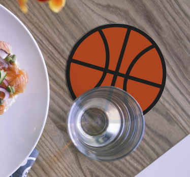 Untersetzer Modern Basketball - TenStickers