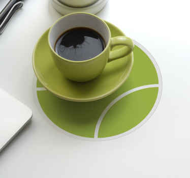 Sarjakuva tennispallo modernit lasinaluset - Tenstickers