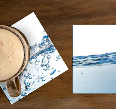 Sottobicchiere effetto acqua - TenStickers