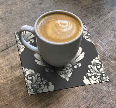 Floral bouquet drink coaster - TenStickers