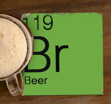 Periodiske tabel geek coasters - TenStickers