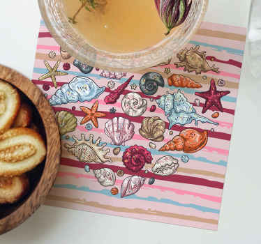 Tengeri szerelem kagyló alátét - TenStickers