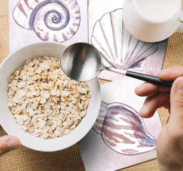 Meren elämää meren elämää lasinaluset - Tenstickers