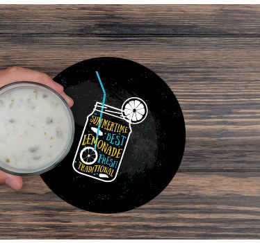 Posavasos vintage Señal de dirección de aperitivo - TenVinilo