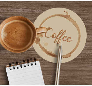 Kahvin jäljitys modernit lasinaluset - Tenstickers