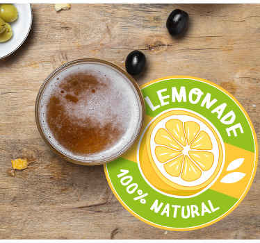 Dessous de verre vintage limonade 100% naturelle - TenStickers