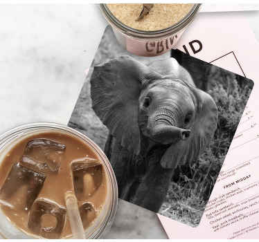 Baby elefant moderne coasters - Tenstickers